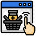 Online Apotheke Online Medizin Browser Symbol