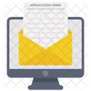 Online Application Form Online Registration Job Application Icon