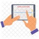 Online Application Online Registration Job Application Icon