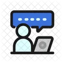 Online Arbeiten  Symbol