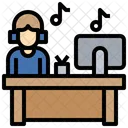 Online Arbeiten Arbeitnehmer Beruf Symbol