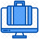 Online Arbeiten  Symbol