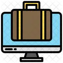 Online Arbeiten  Symbol