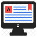Online Article Online Content Copywriting Icon