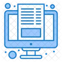 Online Article Online Blog Article Icon