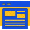 Online Article Web Content Digital Story Icon