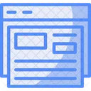 Online Article Web Content Digital Story Icon