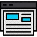 Online Article Web Content Digital Story Icon