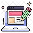Online Article Writing  Icon