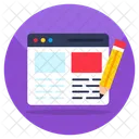 Online Article Writing  Icon