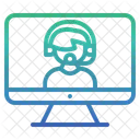 Online Assistant Assistant Consultant Icon
