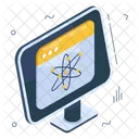 Online Atom Online Science Electron Icon