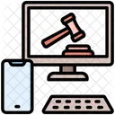 Online Auction Online Justice Icon