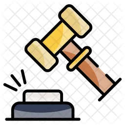 Online auction hammer  Icon