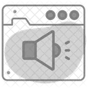 Online Audio Web Icon