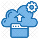 Backup Cloud System Online Icon