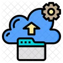 Backup Cloud System Online Icon