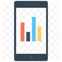 Diagramm Horizontales Diagramm Analyse Symbol