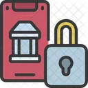 Online Bank Lock  Icon