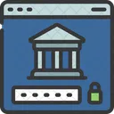 Online Bank Login  Icon