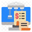 Computer Banking Monitor Icon