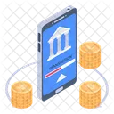Online Bank Transfer  Icon