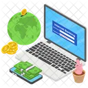 Online Banking Internet Banking Banking Website Icon