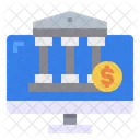 Computer Coin Bank Icon