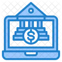 Online Banking Bank Finance Icon