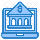 Online Banking Bank Money Icon