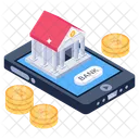 Banking App Digital Payment Mobile App Icon