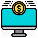 Computer Financial Loan Icon