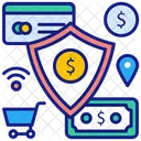 Online Banking Protection Secure Payment Icon