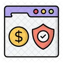 Online Banking Security Finance Icon