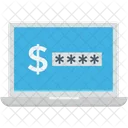 Online Banking Laptop Icon