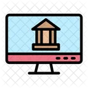 Online Banking Bank Digital Icon