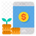 Smartphone Money Payment Icon