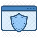 Blue Online Banking Security Online Money Security Icon
