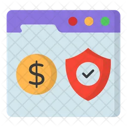 Online banking security  Icon