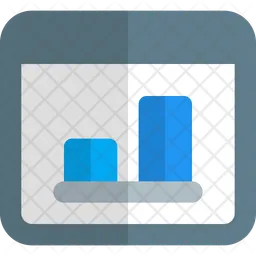 Online Bar Graph  Icon