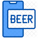 Online Beer Online Beer Order Smartphone Icon