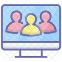 Online Benutzer Online Team Firmenteam Symbol