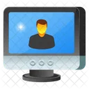 Online Benutzer Online Person Mannlich Icon