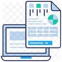 Webanalyse Online Statistiken Web Infografik Symbol