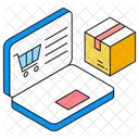 Online Zuhause Einkaufen Icon