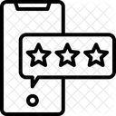 Online-Bewertungssterne  Symbol