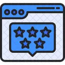 Online Bewertungssterne Kundenrezension Online Bewertung Symbol