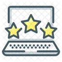 Online-Bewertungssterne  Symbol