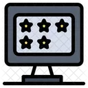 Online-Bewertungssterne  Symbol
