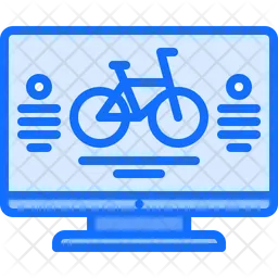 Online Bicycle  Icon